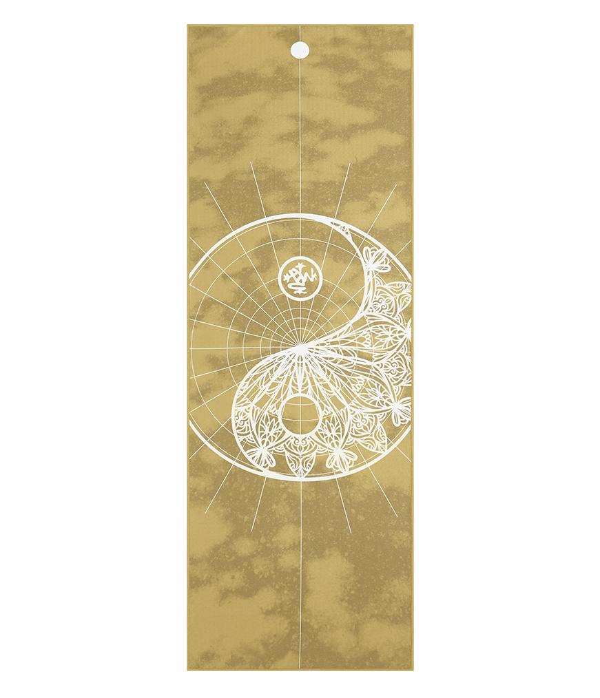 Manduka Yogitoes Skidless Yoga Mat Towel - Yindala Gold 2.0