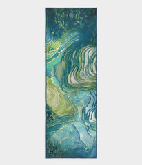 Manduka Yogitoes 2.0 Mat Towel - Estuary