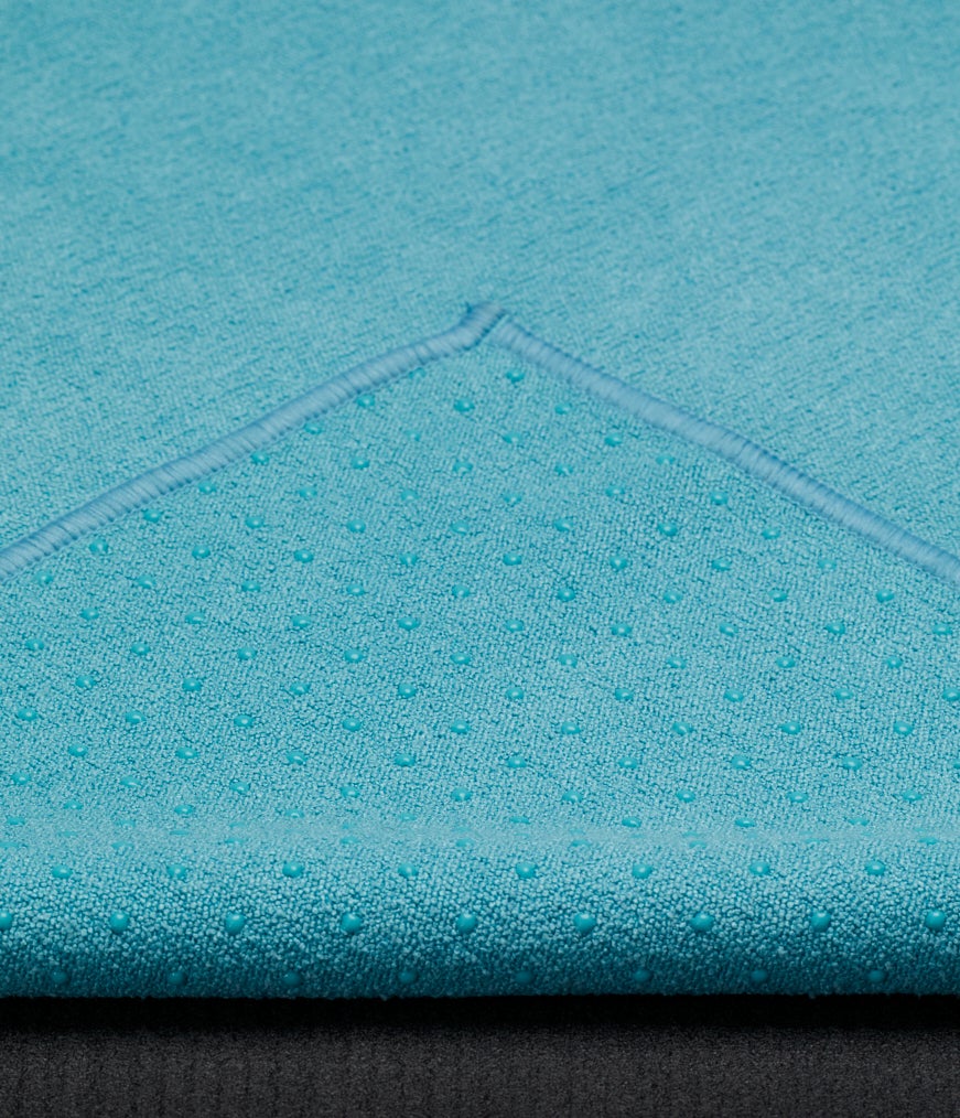 Manduka Yogitoes Skidless Yoga Mat Towel 71'' - Aqua 3.0