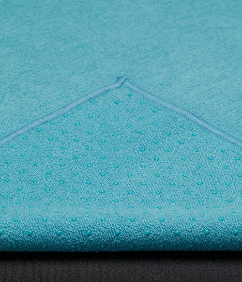 Manduka Yogitoes Skidless Yoga Mat Towel 71'' - Aqua 3.0