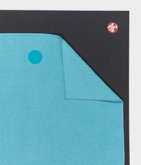 Manduka Yogitoes Skidless Yoga Mat Towel 71'' - Aqua 3.0