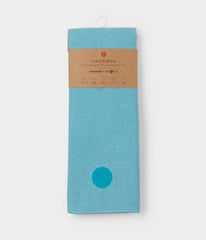 Manduka Yogitoes Skidless Yoga Mat Towel 71'' - Aqua 3.0