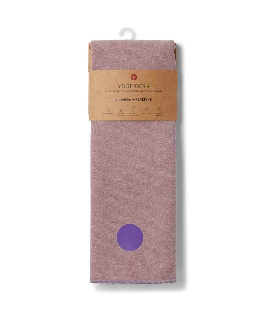 Manduka Yogitoes Skidless Yoga Mat Towel 71'' - Elderberry 3.0