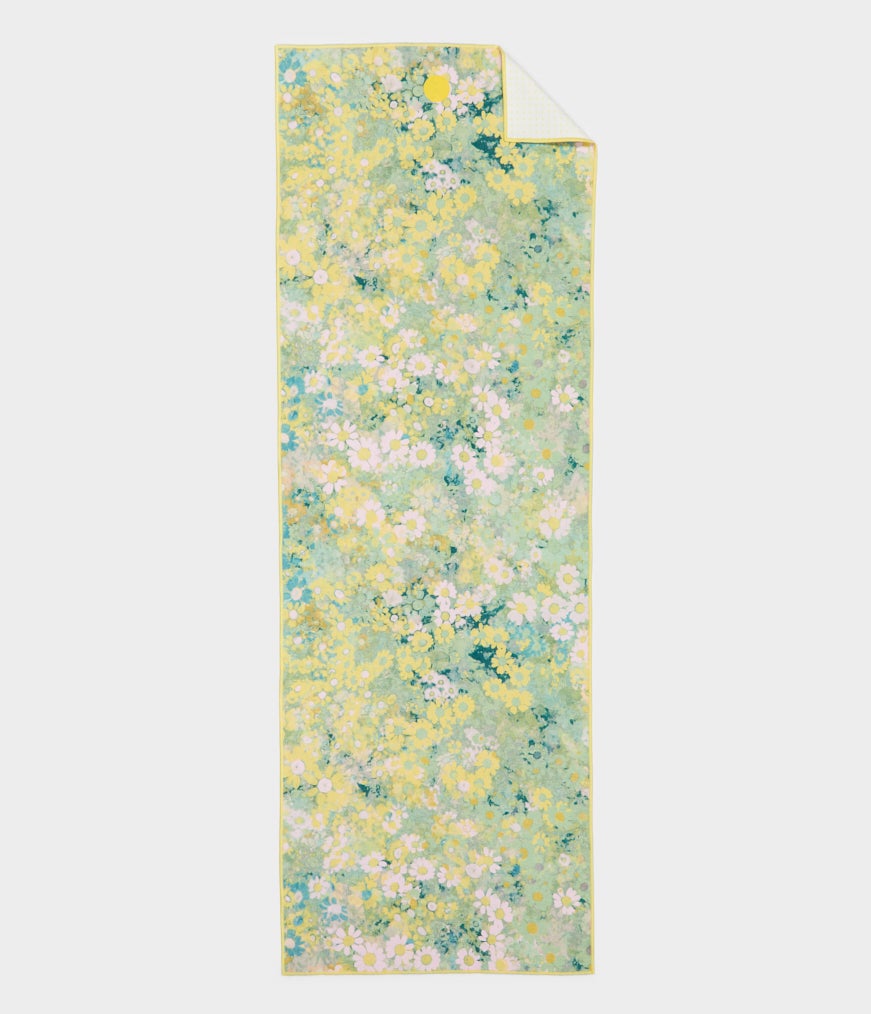 Manduka Yogitoes Skidless Yoga Mat Towel 71'' - Micro Floral 3.0