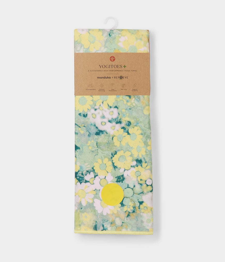 Manduka Yogitoes Skidless Yoga Mat Towel 71'' - Micro Floral 3.0