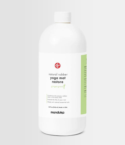 Manduka Mat Wash & Natural Rubber Restore 32 OZ- Gingergrass