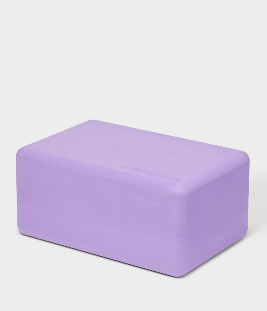 Manduka Recycled Foam Block - Paisley Purple