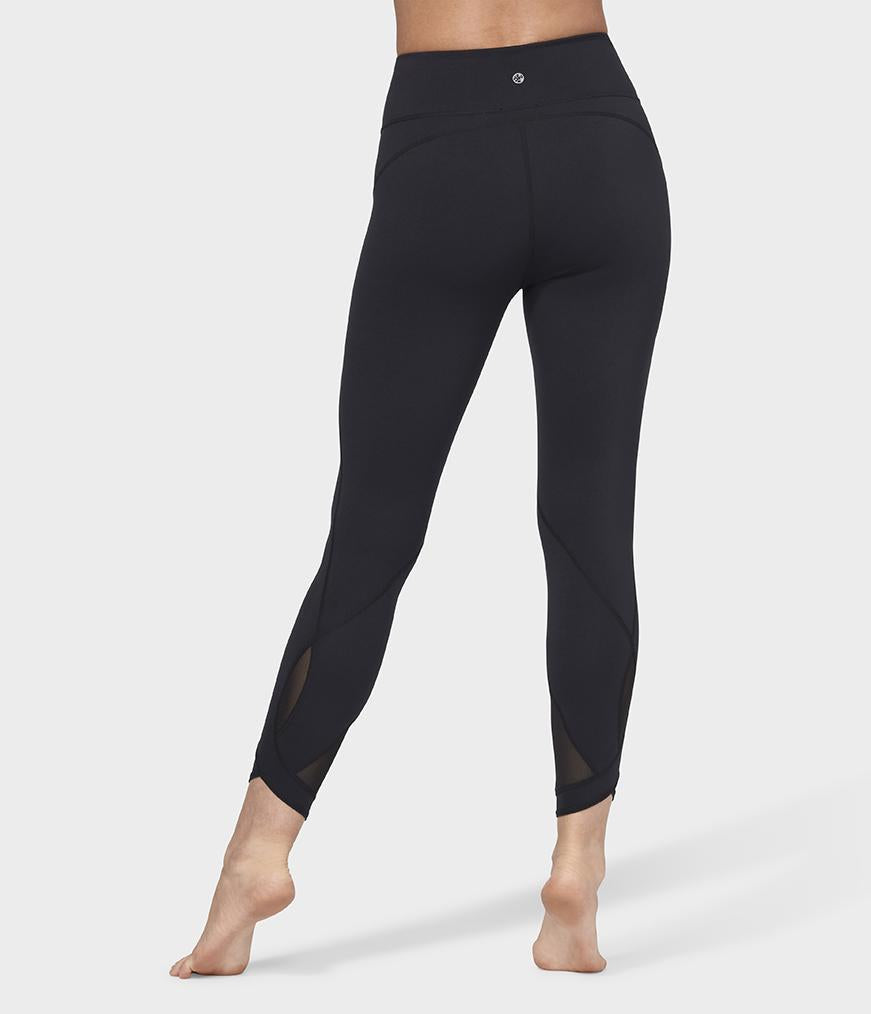 Solite Mesh Ankle Legging - Black