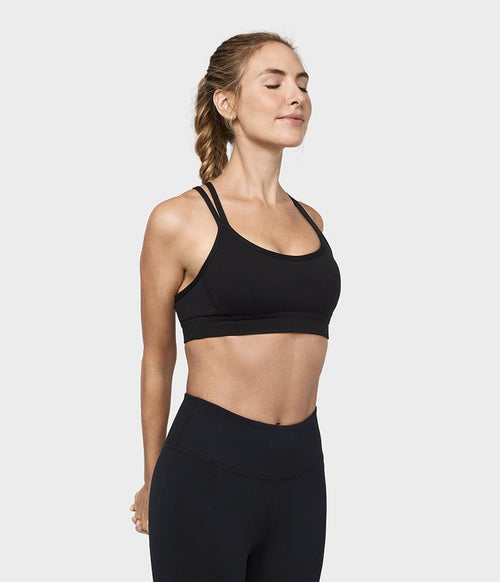 Manduka Cross Strap Bra - Black