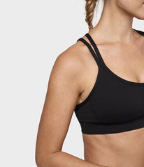 Manduka Cross Strap Bra - Black