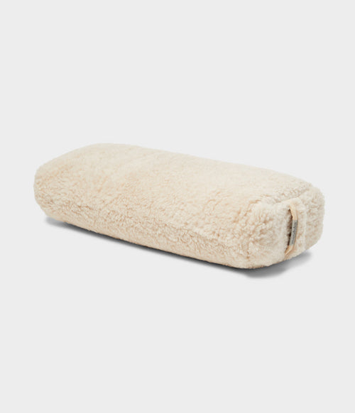 Manduka enlight Rectangular Bolster Wool - Sand ( Manduka-With-Adriene )