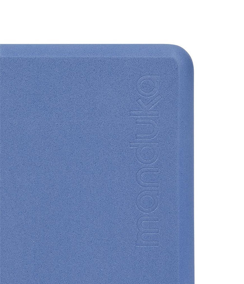 Manduka Recycled Foam Mini Travel Block  - Shade Blue