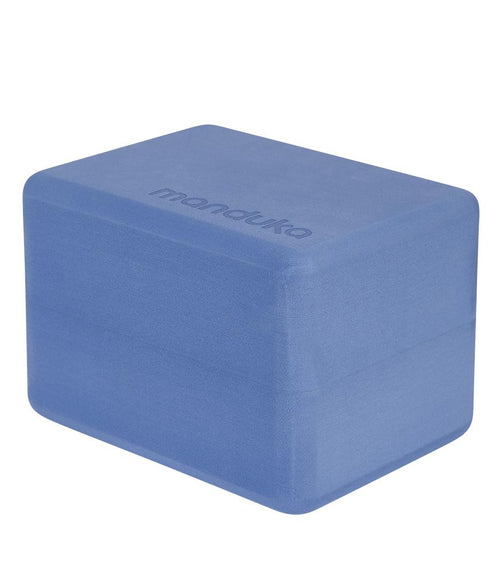 Manduka Recycled Foam Mini Travel Block  - Shade Blue